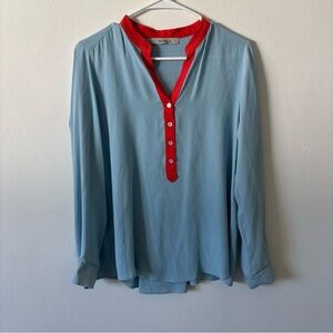 MARELLA Orange and Blue Top